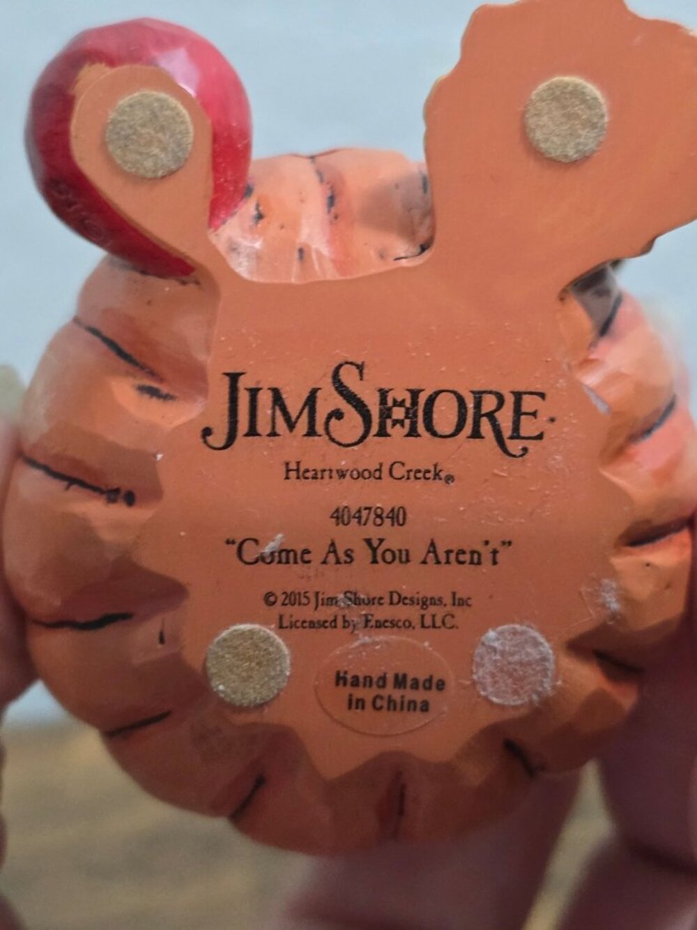 Jim Shore "Come As You Aren't" Stacked Pumpkin Witch Figurine Heartwood Creek - Picture 6 of 8